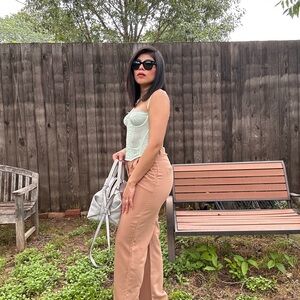 Abercrombie & Fitch Tan Trousers